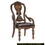 B011121856 Dark Oak+Wood+Dining Room+Traditional+Arm Chair