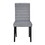 Gray Velvet Upholstered Side Chairs Set of 2pc Black Finish Wood Frame Casual Dining Room Furniture B011125791
