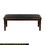 Classic Cherry Finish Wood Frame Bench 1pc Fabric Upholstered Seat Dining Furniture B011133815