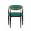 Contemporary 2pcs Side Chairs Green Fabric Upholstered Ultra Stylish Chairs Set B011139604