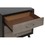 Stylish Two-Tone Finish Bedroom Nightstand Walnut Veneer Wood Retro Design 3 Drawers Tapered Legs B01146200