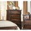 Transitional Bedroom 1pc Chest of Five Drawers Bun Feet Brown Cherry Finish Birch Veneer Home Furniture B01146551
