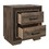 Rustic Style 1pc Nightstand Two-Tone Finish Embossed Faux-Wood Bed Side Table Bedroom Furniture B01149267