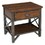 Unique Style Two-Tone Finish Nightstand of Drawer Shelf Metal Finished Brackets Industrial Design Bedroom Furniture B01151364