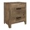 Bedroom Wooden Nightstand 1pc Weathered Pine Finish 2x Drawers Transitional Style Furniture B01151366
