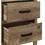 Bedroom Wooden Nightstand 1pc Weathered Pine Finish 2x Drawers Transitional Style Furniture B01151366
