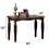 Traditional Espresso Solid wood Sofa Table Faux Marble Top Intricate design Living Room Furniture B01151377