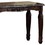 Traditional Espresso Solid wood Sofa Table Faux Marble Top Intricate design Living Room Furniture B01151377