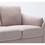 Contemporary 1pc Loveseat Beige Color with Gold Metal Legs Plywood Pocket Springs and Foam Casual Living Room Furniture B01155990