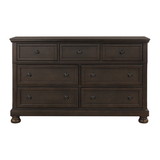 Traditional Design Bedroom Furniture 1pc Dresser of 7X Drawers Grayish Brown Finish Wooden Furniture B01166129
