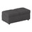 Gray Color Stylish 1pc Storage Ottoman Convertible Chair Foam Cushioned Fabric Upholstered Solid Wood Plywood Frame Living Room Furniture B01166425
