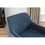 Casual Living Room Accent Chair and Side Table w Storage Blue Color Comfortable Contemporary Living Room Furniture B01167362