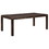 Contemporary Design Dark Brown Finish 1pc Dining Table with Separate Extension Leaf Wooden Dining Furniture B01170954