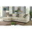 Living Room Lounge Ottoman Beige Chenille Fabric Comfort Cozy Plush Seat foam Wooden Legs 1pc Ottoman Only. B01179793