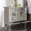 B01182430 Champagne+Solid Wood+3 Drawers+Bedroom+Bedside Cabinet