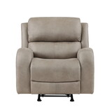 Luxurious Style Rocker Reclining Chair Brown Plush Comfortable Living Room Furniture B011P144390