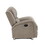 Luxurious Style Rocker Reclining Chair Brown Plush Comfortable Living Room Furniture B011P144390