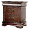 Traditional Style Cherry 1pc Nightstand Only Solid wood 2-Drawers Hidden Top Drawer Intricate Accents Bedside Table Bedroom B011P144697