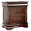 Traditional Style Cherry 1pc Nightstand Only Solid wood 2-Drawers Hidden Top Drawer Intricate Accents Bedside Table Bedroom B011P144697