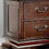 Traditional Style Cherry 1pc Nightstand Only Solid wood 2-Drawers Hidden Top Drawer Intricate Accents Bedside Table Bedroom B011P144697