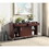 1pc Sideboard w Shelves Wine Storage Drawers Glass Insert Top Wooden Dining Kitchen Furniture B011P147540