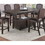 Dining Room Furniture Counter Height Dining Table Rustic Espresso Table w Storage Base Wooden Top 1pc Rectangular Counter HT. Table Only B011P160106