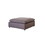 Modern Living Room Ottoman, Premium Fabric Upholstered 1-pc Ottoman with Plush Seat Cushion B011P162828