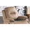 Elegant Modern Peat Color Microfiber Motion Recliner Chair 1pc Couch Manual Motion Plush Armrest Tufted Back Living Room Furniture B011P163884