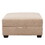 Classic Living Room Storage Ottoman, Fabric Upholstered Footstool with Storage Cabinet, Hardwood Frame, Beige B011P165663