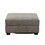 Classic Living Room Storage Ottoman, Fabric Upholstered Footstool with Storage Cabinet, Hardwood Frame, Gray B011P165664