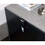 Gray Color Nightstand Bedroom 1pc Nightstand Solid wood Bar Handles 3-Drawers bedside Table Metal Bracket Legs USB Ports B011P165672