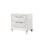 1pc Contemporary Nightstand End Table with Two Storage Drawers White Cream Finish Bedroom Wooden Furniture B011P167780
