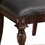 Formal Dining Chairs Set of 2 Cherry Finish Button-Tufted Faux Leather Upholstered Traditional Dining Room Furniture Elegant Classic B011P168157