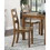 5pc Dining Set Walnut Finish Table and 4 Side Chairs Set Wooden Kitchen Dining Furniture Transitional Style B011P168513