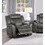 Classic Brownish Gray 1pc Reclining Chair Plush Comfort Pillow-Top Arms Vertical Tufting Solid Wood Transitional Living Room Furniture B011P168816