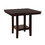 Contemporary Counter Height Table with Shelf Espresso Finish Wooden Dining Furniture 1pc Kitchen Table B011P170680