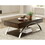 B011P175369 Espresso+Wood + Stainless Steel+Primary Living Space+Modern+Coffee & End Tables