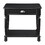 Classic Design Black Finish End Table with Drawer and Bottom Shelf Wooden Traditional Living Room Furniture 1pc Side Table