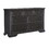 Charcoal Finish Traditional Dresser of 7 Storage Drawers Wooden Bedroom Furniture 1pc Rustic Style