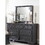 Charcoal Finish Traditional Dresser of 7 Storage Drawers Wooden Bedroom Furniture 1pc Rustic Style