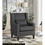 B011P182488 Dark Gray+Solid Wood+Primary Living Space+Contemporary+Modern