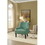 B011P182655 Teal+Solid Wood+Primary Living Space+Modern+Traditional