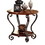 Traditional Style Brown Cherry 1pc END TABLE Open Bottom Shelf Ornate Design Living Room Furniture B011P184987