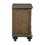 Traditional Vintage Style 1pc Nightstand of 3 Drawers Metal Hardware Weathered Pecan Finish Classic Bedroom Furniture B011P186802