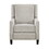Modern Home Furniture Reclining Chair 1pc Sand-Color Textured Fabric Upholstered Nailhead Trim Solid Wood Frame Self-Reclining Motion Chair B011P190690