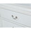 1pc White Finish Five Drawers Louis Philip Chest Solid Wood Contemporary Sleek Ample Storage B011P193097