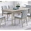 B011P193978 Natural Wood+Rubber Wood+Dining Room+Contemporary+Modern