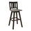 B011P194915 Black+ Gray+Solid Wood+Dining Room+Rustic+Slat Back