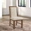 B011P197294 Beige Multi+Solid Wood+Dining Room+Contemporary+Mid-Century Modern