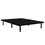 Upholstered King Size Platform Bed Frame for Bedrooms, Guest Rooms, Apartments, Dorms, Space Saving, Black B011P198398